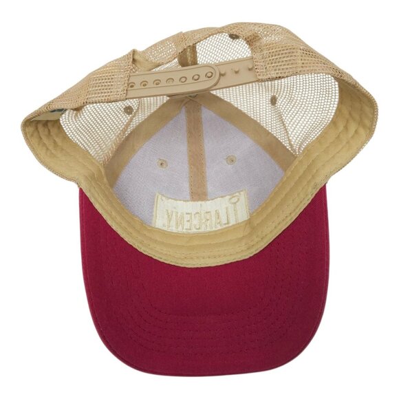 Larceny Bourbon Mesh Snapback Cap Trucker Embroidered Logo Patch Baseball Hat - Picture 5 of 14
